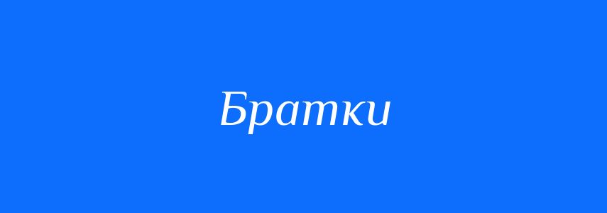 Синоніми до слова Братки
