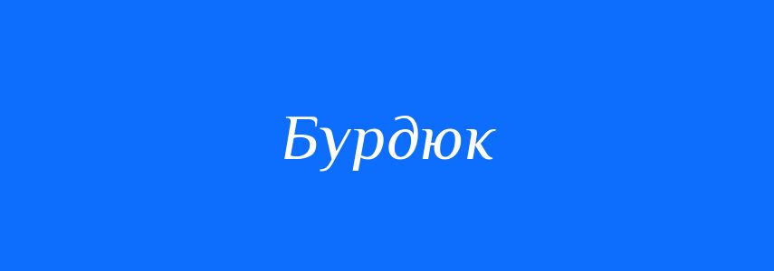Синоніми до слова Бурдюк