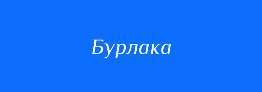Синоніми до слова Бурлака