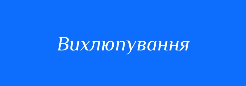 Синоніми до слова Вихлюпування