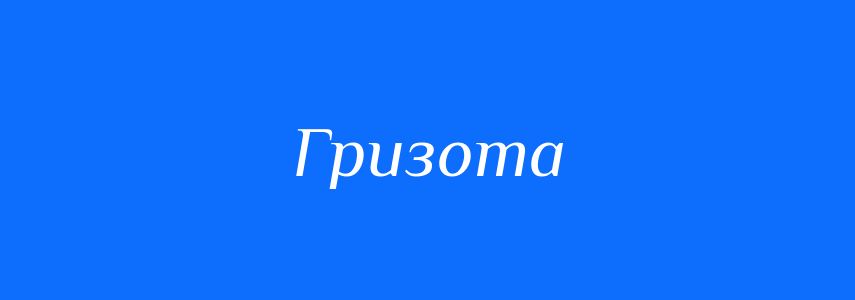 Синоніми до слова Гризота