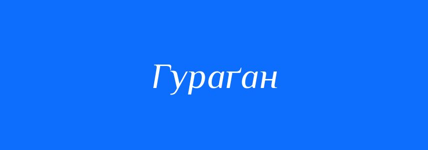 Синоніми до слова Гураґан