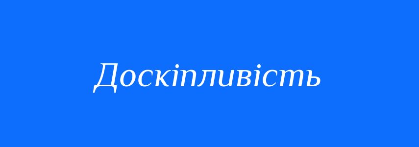 Синоніми до слова Доскіпливість