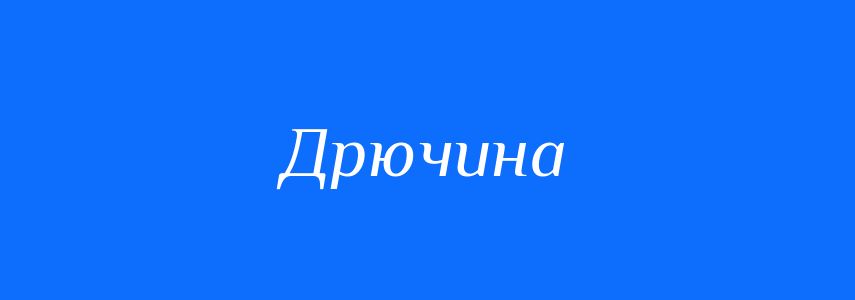 Синоніми до слова Дрючина