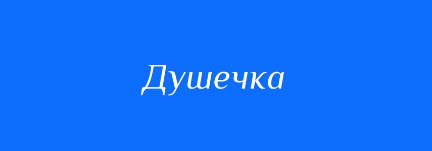 Синоніми до слова Душечка