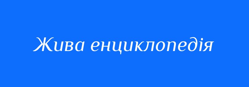 Синоніми до слова Жива енциклопедія