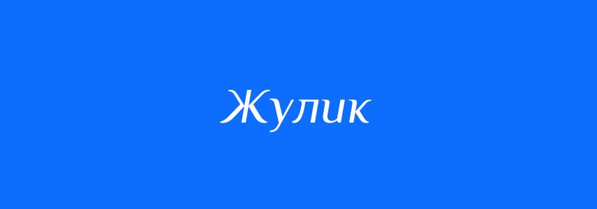 Синоніми до слова Жулик