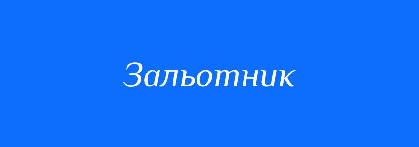 Синоніми до слова Зальотник