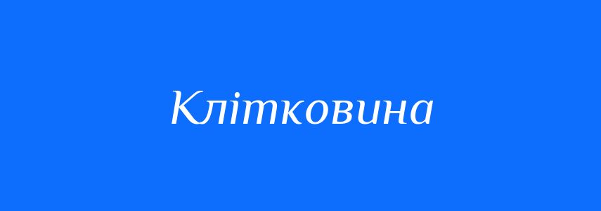 Синоніми до слова Клітковина
