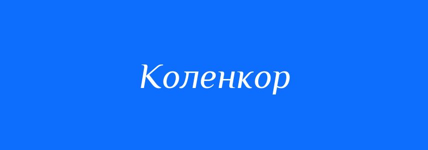 Синоніми до слова Коленкор