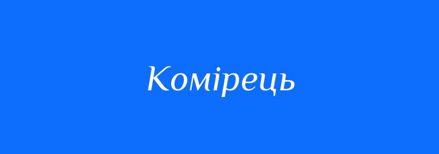 Синоніми до слова Комірець