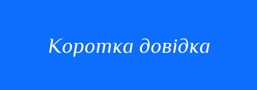 Синоніми до слова Коротка довідка
