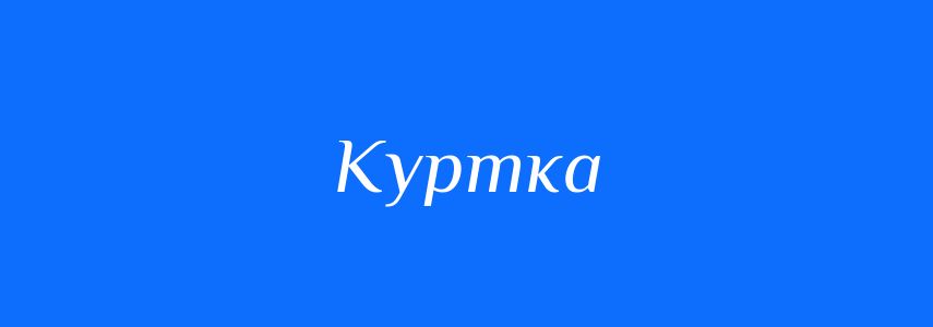 Синоніми до слова Куртка