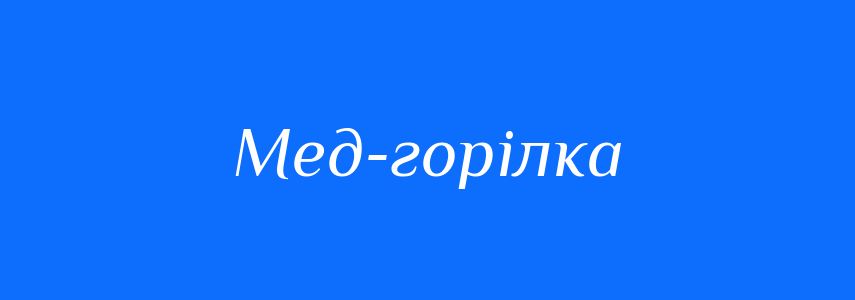 Синоніми до слова Мед-горілка