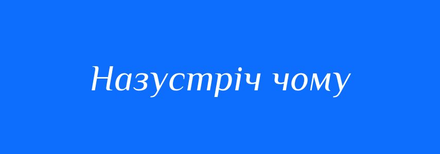 Синоніми до слова Назустріч чому