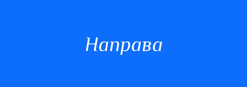 Синоніми до слова Направа