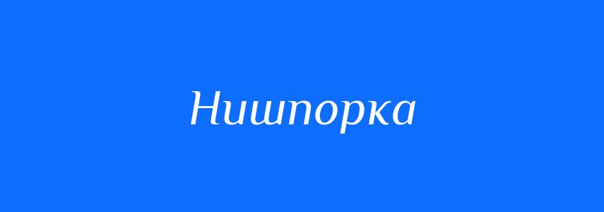 Синоніми до слова Нишпорка