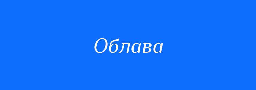 Синоніми до слова Облава
