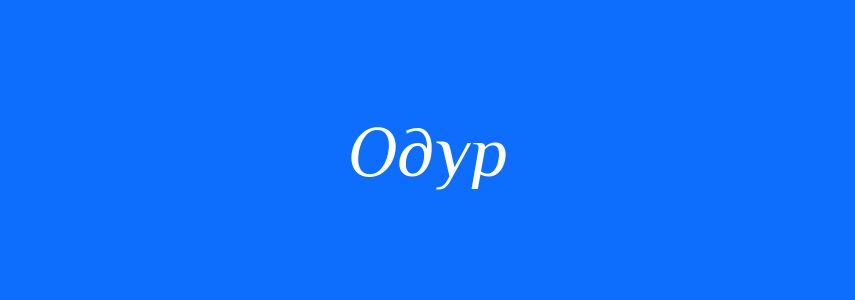 Синоніми до слова Одур