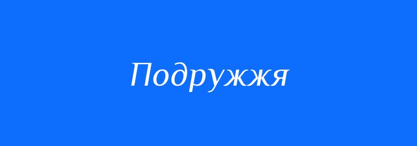 Синоніми до слова Подружжя