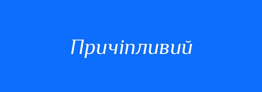 Синоніми до слова Причіпливий