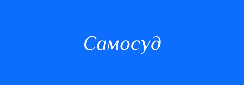 Синоніми до слова Самосуд