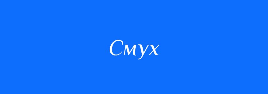 Синоніми до слова Смух