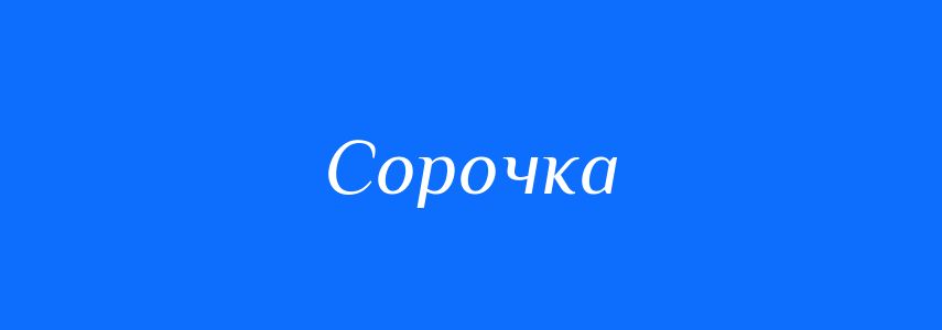 Синоніми до слова Сорочка