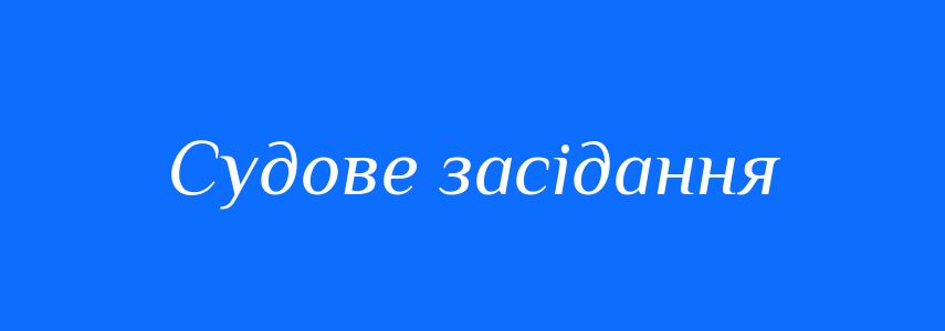 Синоніми до слова Судове засідання