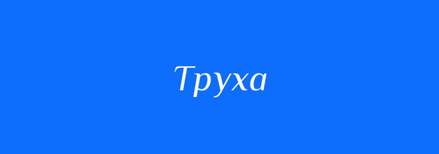 Синоніми до слова Труха