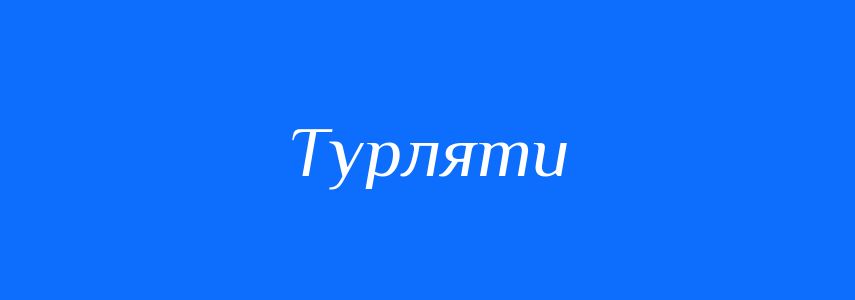 Синоніми до слова Турляти