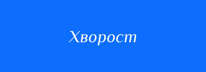Синоніми до слова Хворост