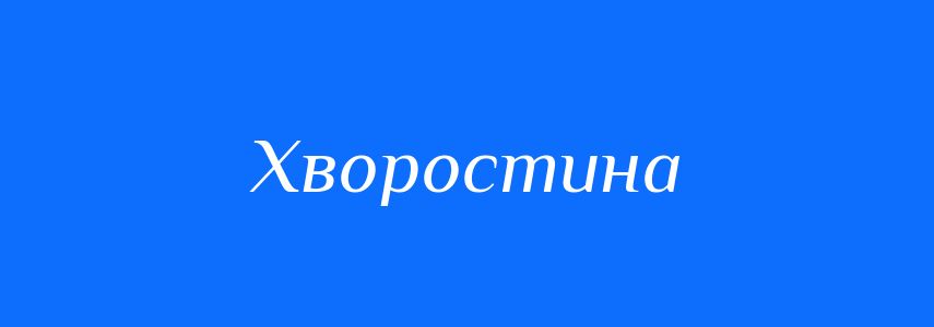 Синоніми до слова Хворостина