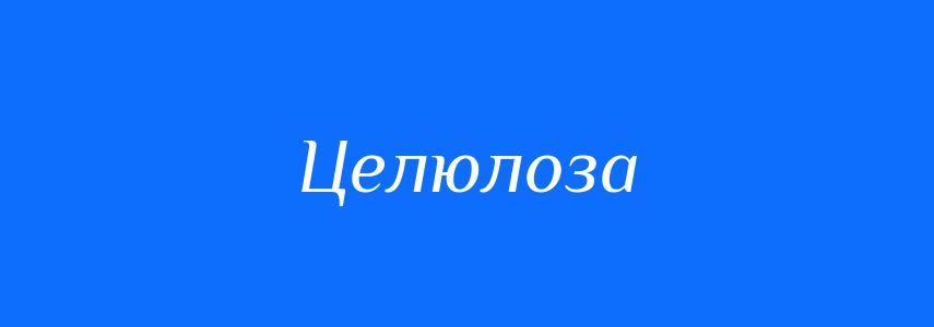 Синоніми до слова Целюлоза