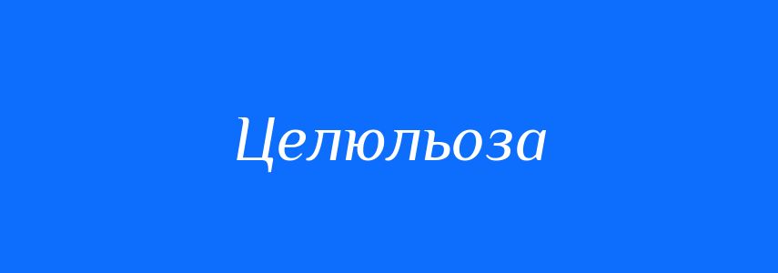 Синоніми до слова Целюльоза