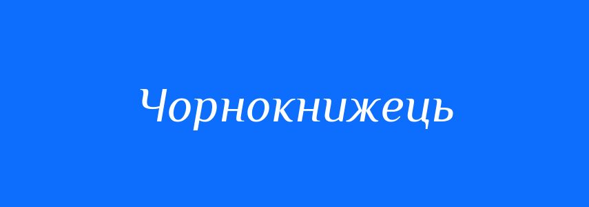 Синоніми до слова Чорнокнижець