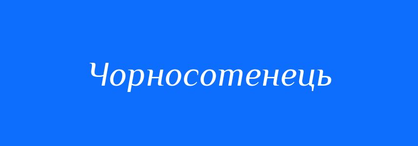Синоніми до слова Чорносотенець